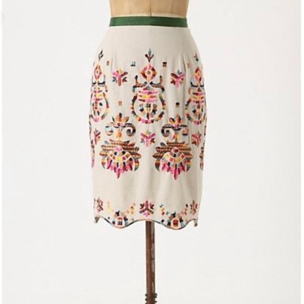 Corey Lynn Calter multicolored Embroidered Skirt